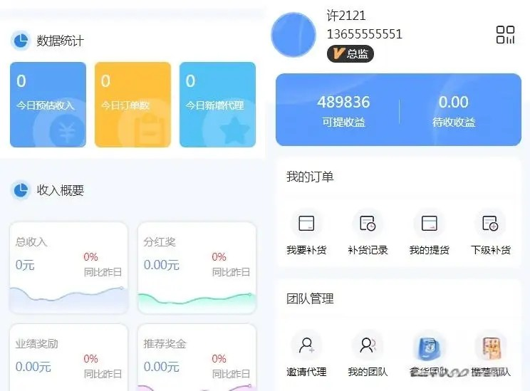 YM445-2026年PHP微商分销代理补货商城源码