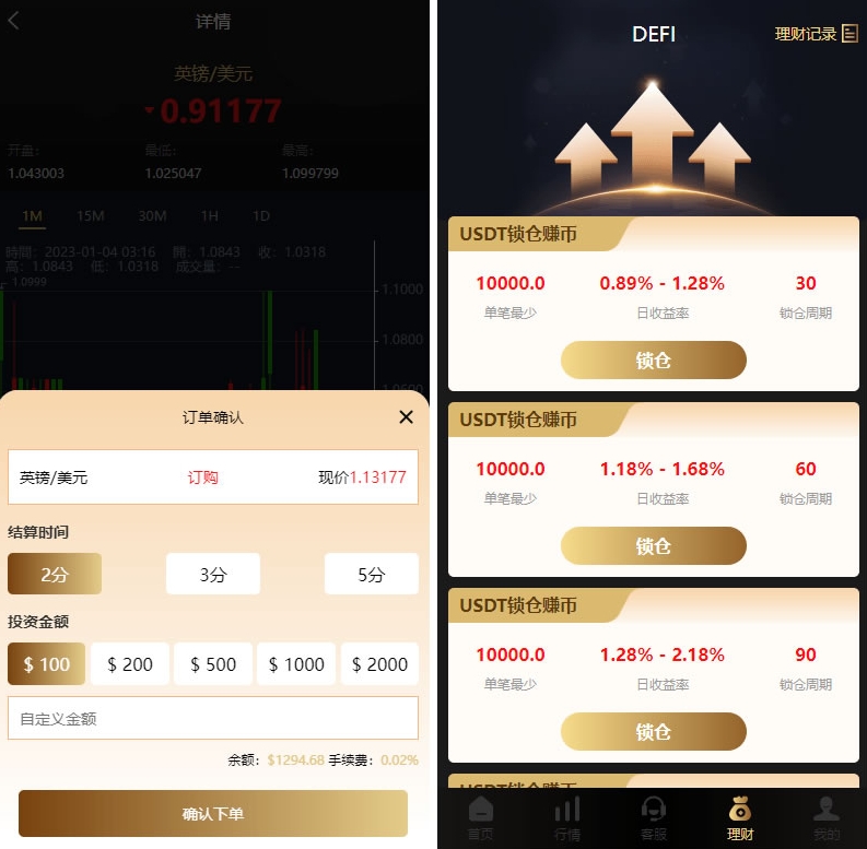 YM725-php海外多语言微盘微交易系统源码,外汇BTC虚拟币贵金属资金盘源码,承接微盘平台搭建QQ 2047879076