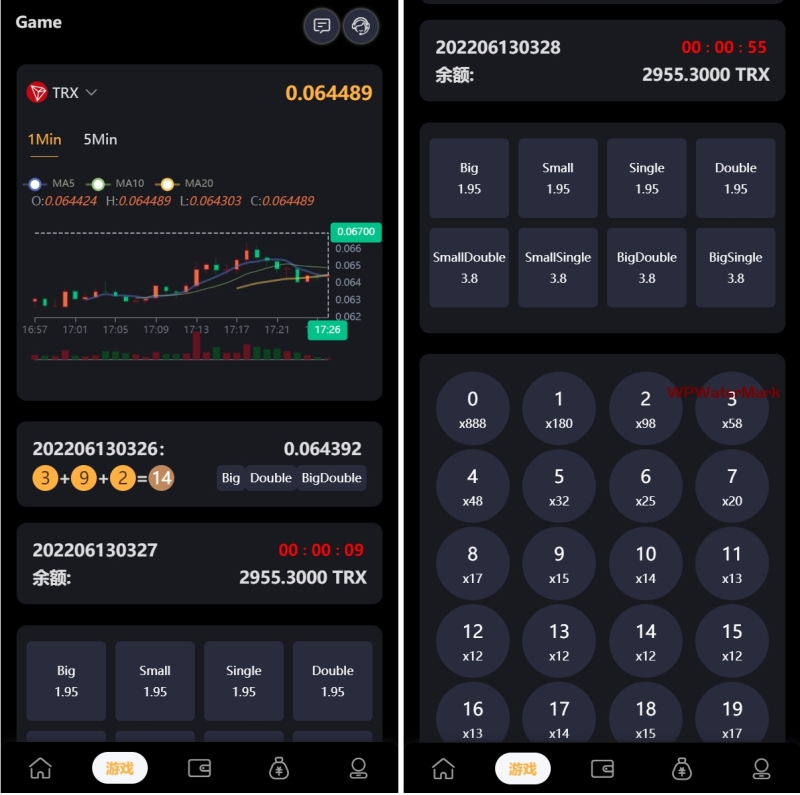 YM1244-2026年虚拟币竞猜下注，投注竞猜源码含vue源码，完整版APP区块链游戏源码trx投注竞猜游戏trx下注游戏前端uinapp