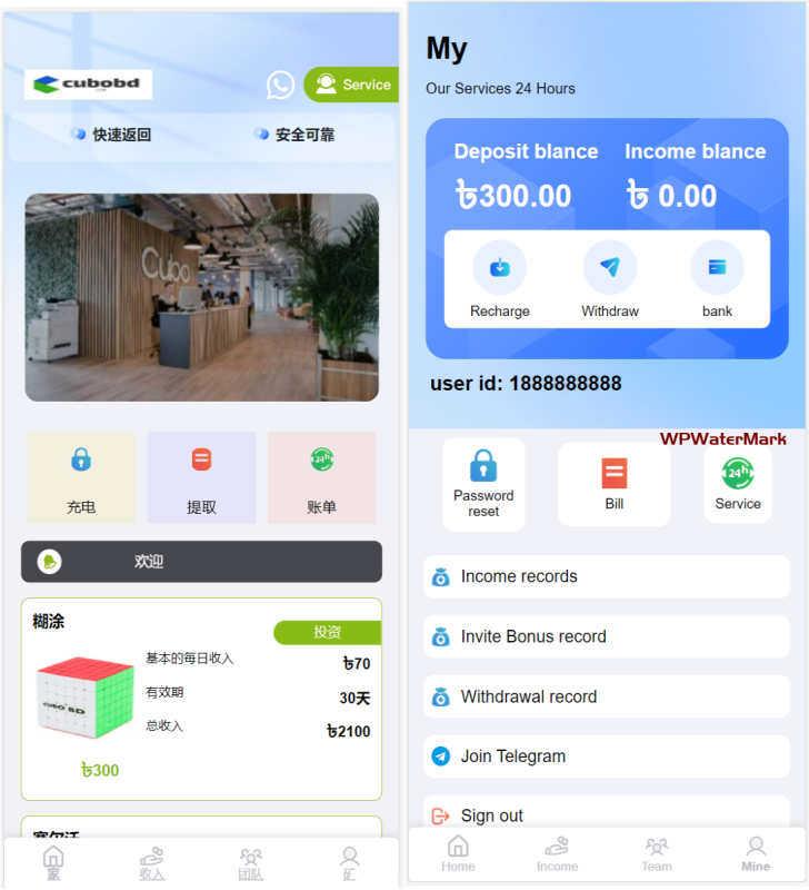 YM1261-php海外Magic投资理财USDT系统源码