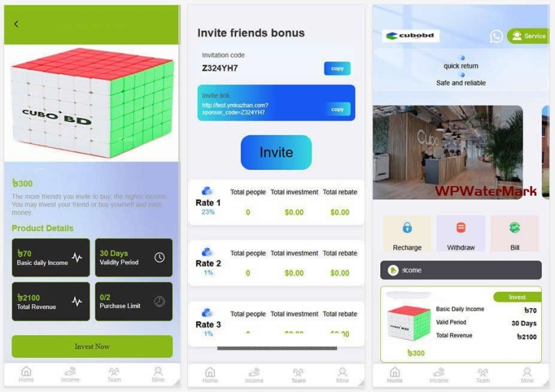 YM1285-PHP投资理财系统源码
