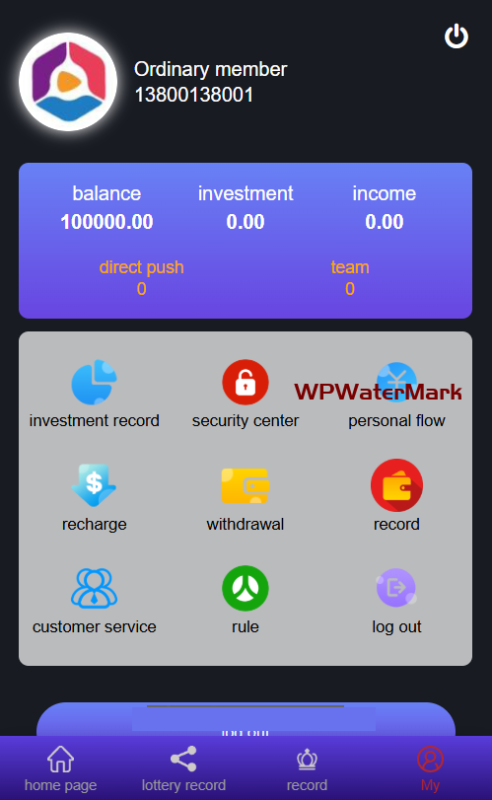 英泰双语证券投资中奖程序源码后台php前台html源码-JFQ-YMN1806