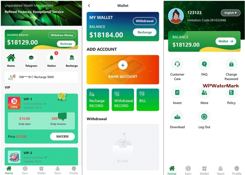 新UI海外理财系统源码下载｜PHP基金投资平台源码｜带三级分销与转盘抽奖-YMN2093