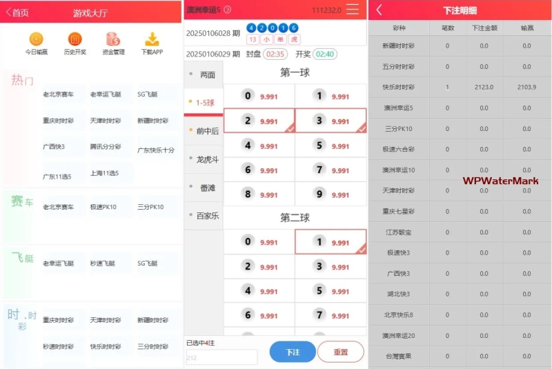 天恒九游会信用盘源码/多种游戏彩种/采集修复本地/番摊玩法/可二开-YMN2195